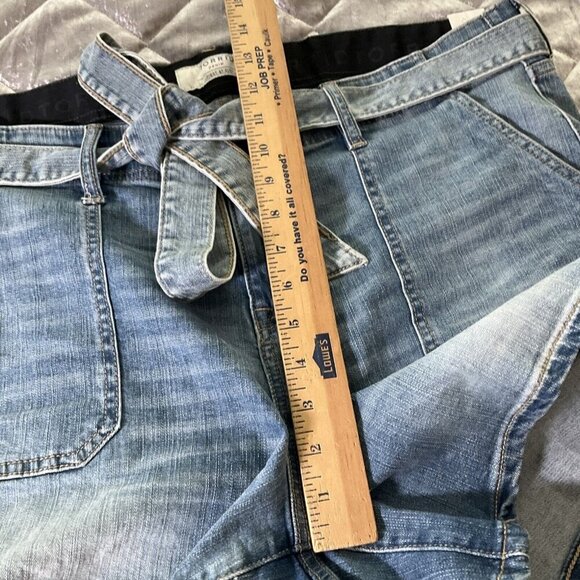 Torrid Denim 5” Utility Shorts Size 18 NWT High rise Stretch Blue Jean Pocket - Picture 10 of 10